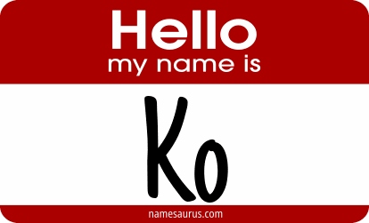 Hello my name is Ko png download
