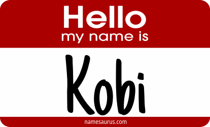 Hello my name is Kobi png download