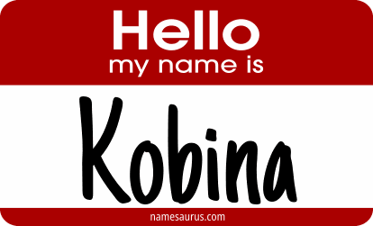 Hello my name is Kobina png download