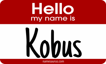 Hello my name is Kobus png download