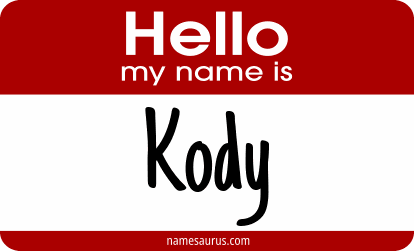 Hello my name is Kody png download