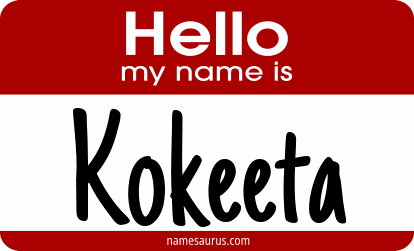 Hello my name is Kokeeta png download