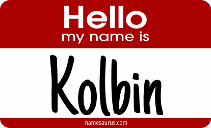 Hello my name is Kolbin png download