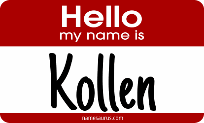 Hello my name is Kollen png download