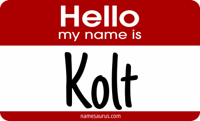 Hello my name is Kolt png download