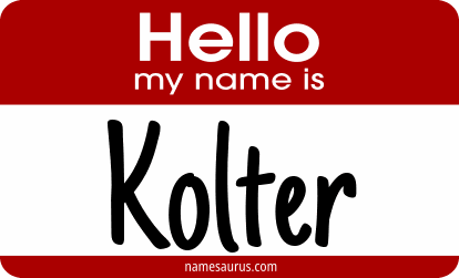 Hello my name is Kolter png download
