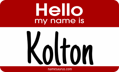 Hello my name is Kolton png download