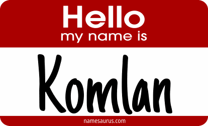 Hello my name is Komlan png download