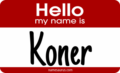 Hello my name is Koner png download