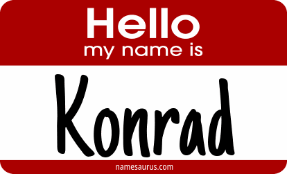 Hello my name is Konrad png download