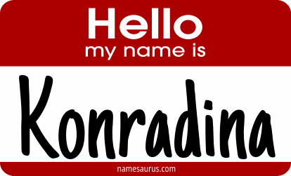 Hello my name is Konradina png download