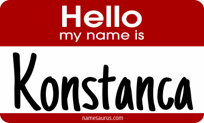 Hello my name is Konstanca png download