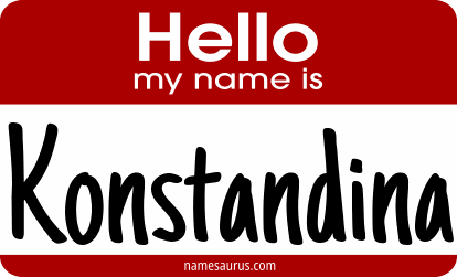 Hello my name is Konstandina png download