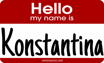 Hello my name is Konstantina png download