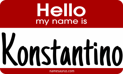 Hello my name is Konstantino png download