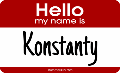 Hello my name is Konstanty png download