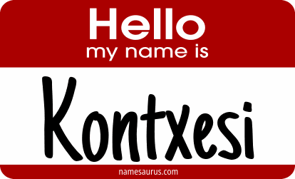 Hello my name is Kontxesi png download