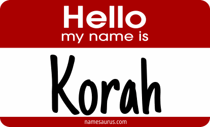 Hello my name is Korah png download