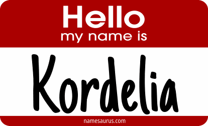 Hello my name is Kordelia png download