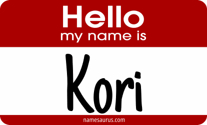 Hello my name is Kori png download
