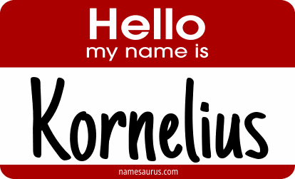 Hello my name is Kornelius png download