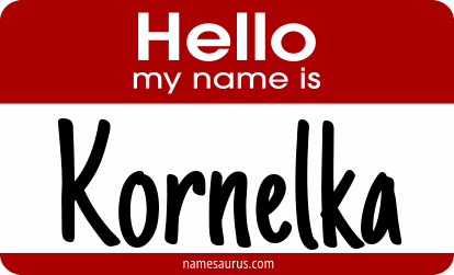 Hello my name is Kornelka png download
