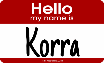 Hello my name is Korra png download