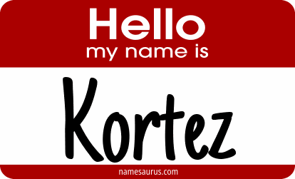 Hello my name is Kortez png download