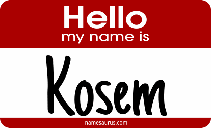 Hello my name is Kosem png download