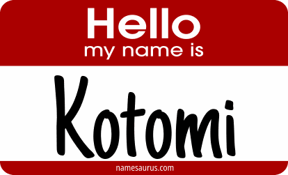 Hello my name is Kotomi png download