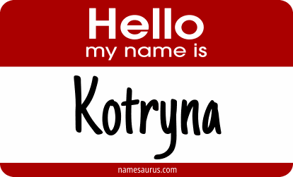 Hello my name is Kotryna png download