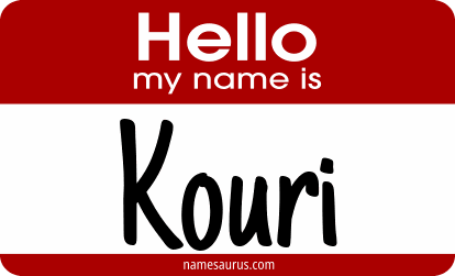 Hello my name is Kouri png download