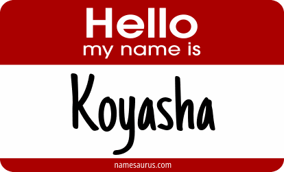 Hello my name is Koyasha png download