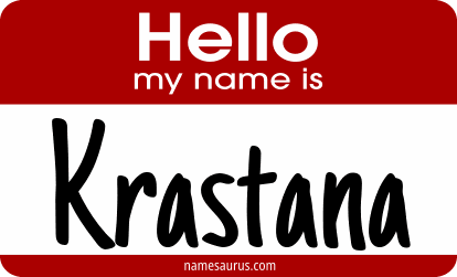 Hello my name is Krastana png download