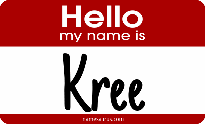 Hello my name is Kree png download
