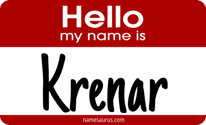 Hello my name is Krenar png download