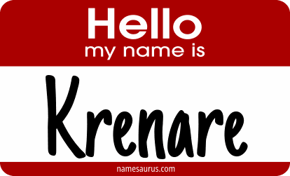 Hello my name is Krenare png download
