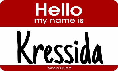 Hello my name is Kressida png download