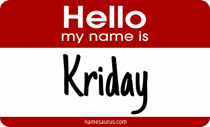 Hello my name is Kriday png download
