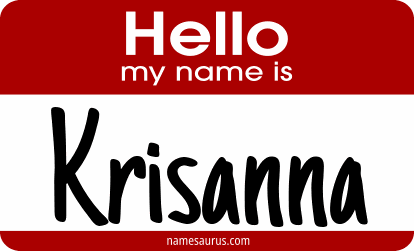 Hello my name is Krisanna png download