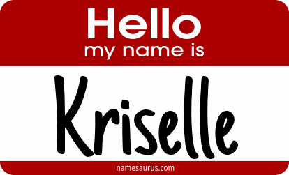 Hello my name is Kriselle png download