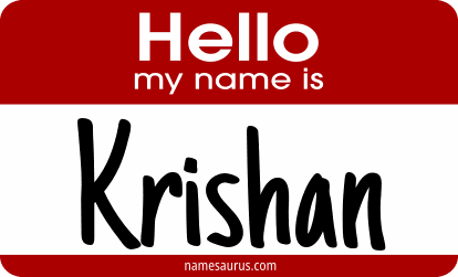 Hello my name is Krishan png download