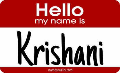 Hello my name is Krishani png download