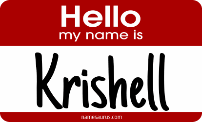 Hello my name is Krishell png download