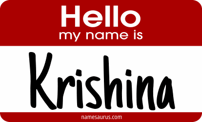 Hello my name is Krishina png download