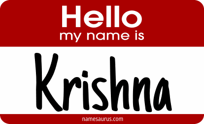 Hello my name is Krishna png download