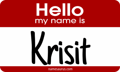 Hello my name is Krisit png download