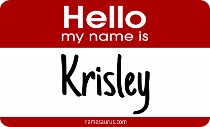 Hello my name is Krisley png download