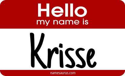 Hello my name is Krisse png download