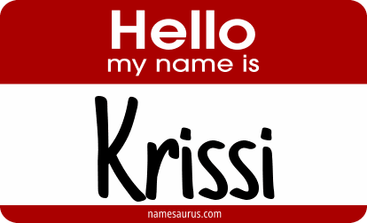 Hello my name is Krissi png download